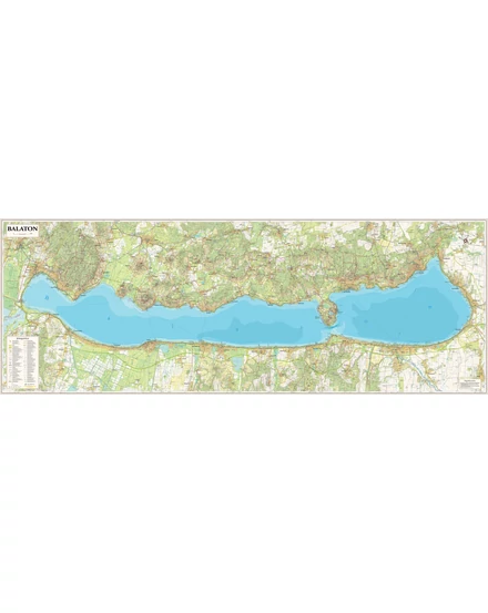 Cartographia Balaton turista falitérkép - választható méret és kivitel - 9789633539835