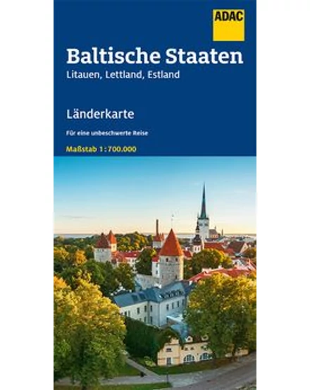Cartographia Balti országok térképe (Észtország, Lettország, Litvánia) - ADAC 9783826426018
