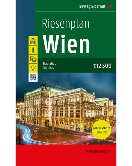 Cartographia Bécs Riesenplan atlasz-Freytag-9783707921168