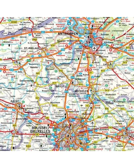 Cartographia Belgium autótérkép (Freytag) 9783707903157