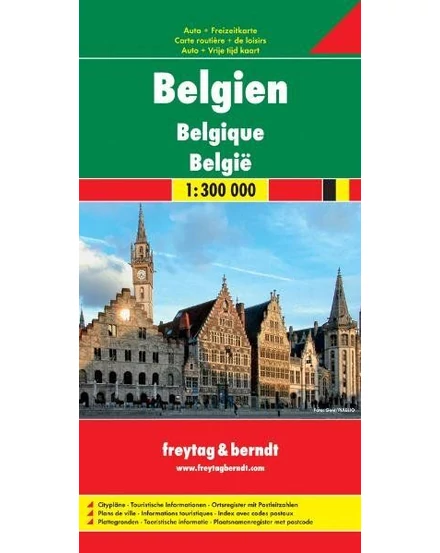 Cartographia Belgium autótérkép (Freytag) 9783707903157