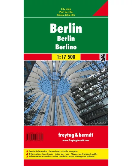 Cartographia Berlin várostérkép (Freytag) 9783707906134