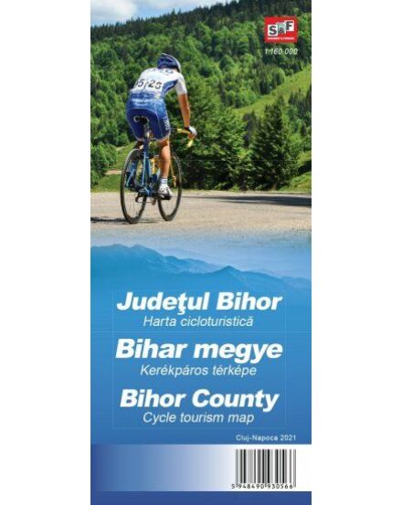 Cartographia Bihar megye kerékpáros térkép -  Schubert &amp; Franzke 5948490930566