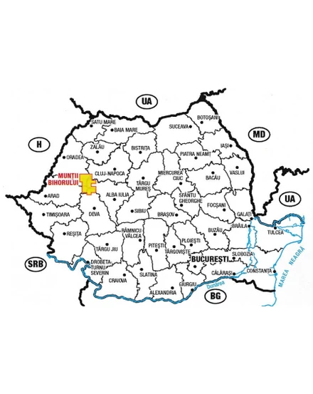 Cartographia - Bihari-hegység, Pádis turistatérkép MN17 - 5948490930672