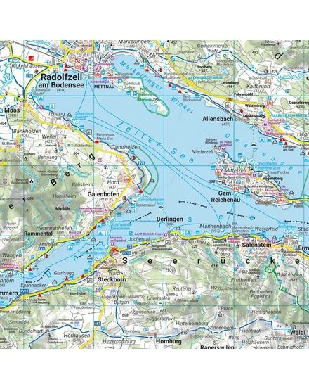 Cartographia Bodeni-tó és környéke kerékpáros- és szabadidő térkép (RK 0099) - Freytag-9783707919080