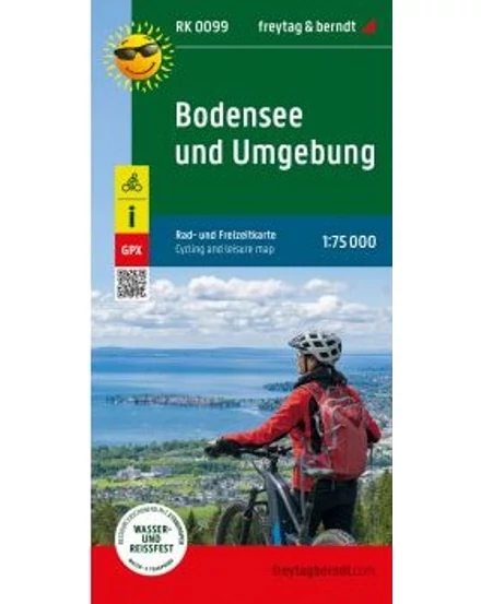 Cartographia Bodeni-tó és környéke kerékpáros- és szabadidő térkép (RK 0099) - Freytag-9783707919080