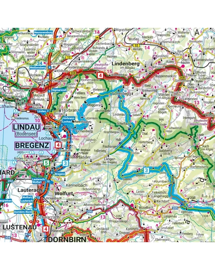 Cartographia Bodeni-tó motoros térkép - Freytag-9783707919837