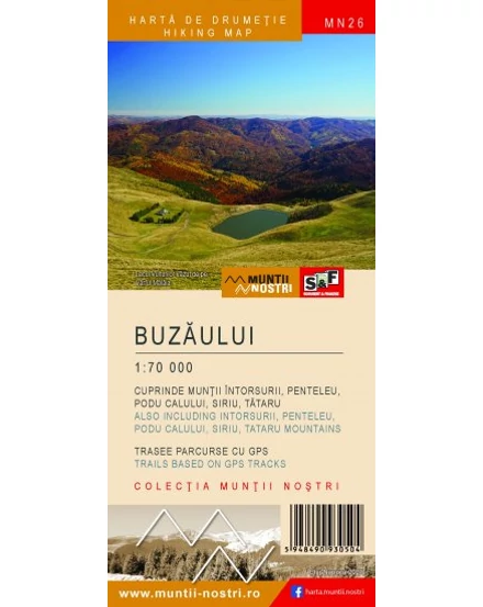 Cartographia Bodzai-havasok turistatérkép MN26 -  Schubert & Franzke 5948490930504