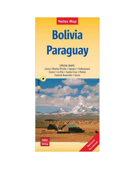 Cartographia Bolívia,Paraguay térkép 9783865740885