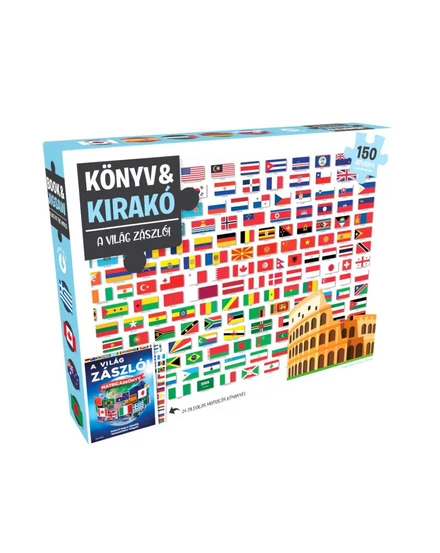 Cartographia - A világ zászlói - könyv és kirakó -9789635829255