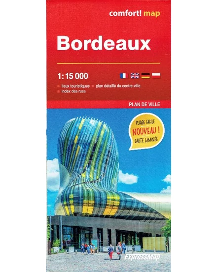 Cartographia-Bordeaux Comfort térkép- Expressmap-9788381903608
