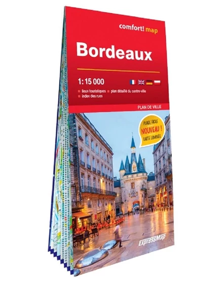 Cartographia-Bordeaux Comfort térkép- Expressmap-9788381907644