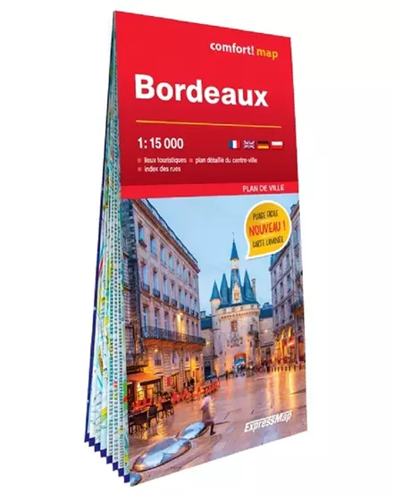 Cartographia-Bordeaux Comfort térkép- Expressmap-9788381907644