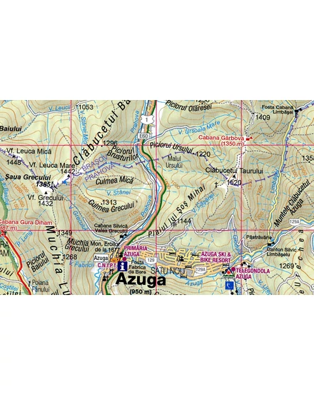 Cartographia - Brassó környéke kerékpáros térkép MB03