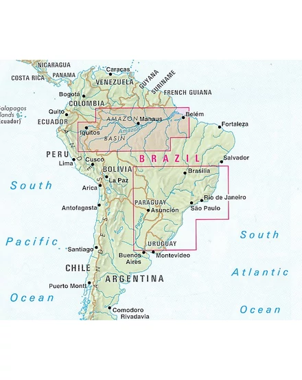 Cartographia - Brazília: Amazonas térkép - 9783865746894