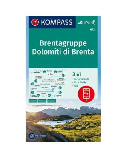 Cartographia  - K 073 Brenta-Dolomitok turistatérkép