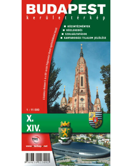 Cartographia - Budapest X. és XIV.kerületének térképe - T.Press - 9789639113091