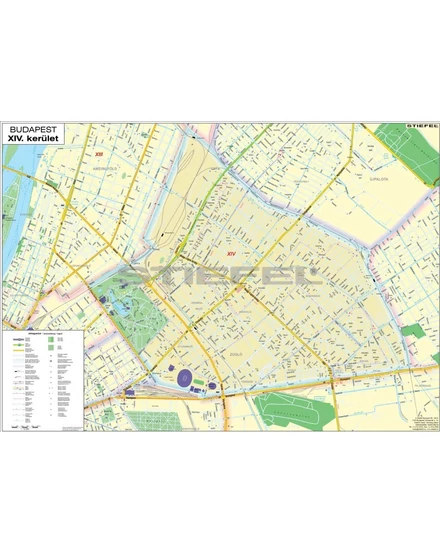 Cartographia  - Budapest XIV. kerület térképe