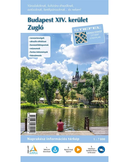 Cartographia Budapest XIV. kerület térképe - Stiefel 9789639939912