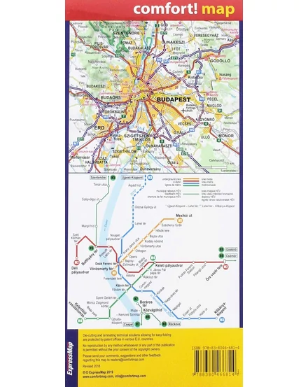 Budapest Comfort térkép