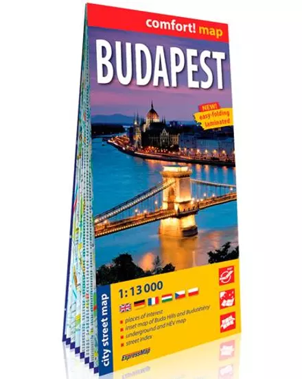 Cartographia Budapest Comfort térkép - Expressmap 9788380466814