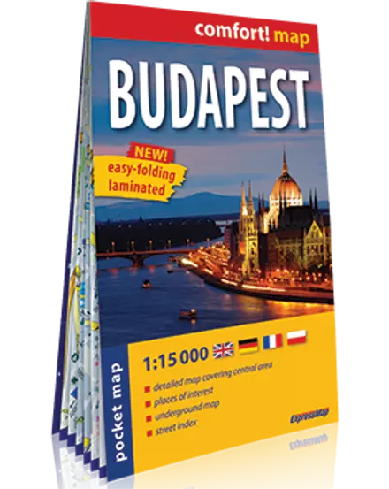 Cartographia Budapest Comfort zsebtérkép - Expressmap 9788381902892