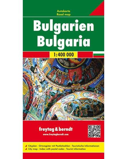 Cartographia Bulgária autótérkép (Freytag) 9783707903225