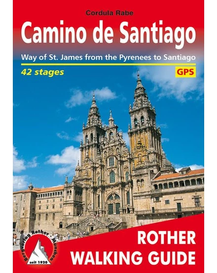 Cartographia Camino de Santiago Rother túrakalauz RO 4835 (angol) - 9783763348350