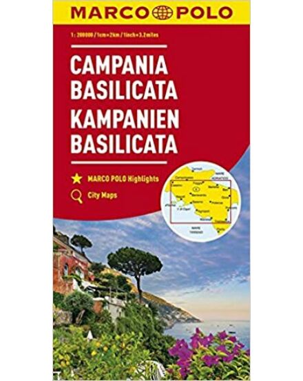 Cartographia  - Campania, Basilicata régiótérkép