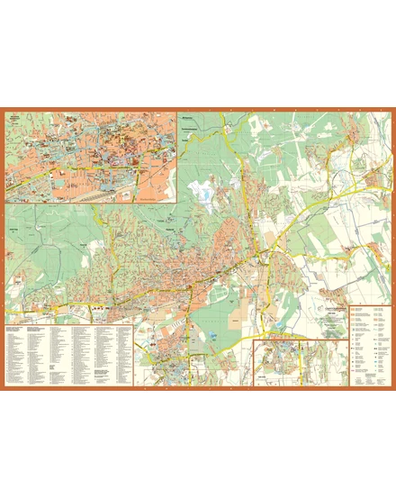 Pécs, Harkány, Siklós, Villány várostérkép (+Baranya vármegye térképe)