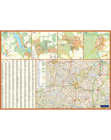 Pécs, Harkány, Siklós, Villány várostérkép (+Baranya vármegye térképe)