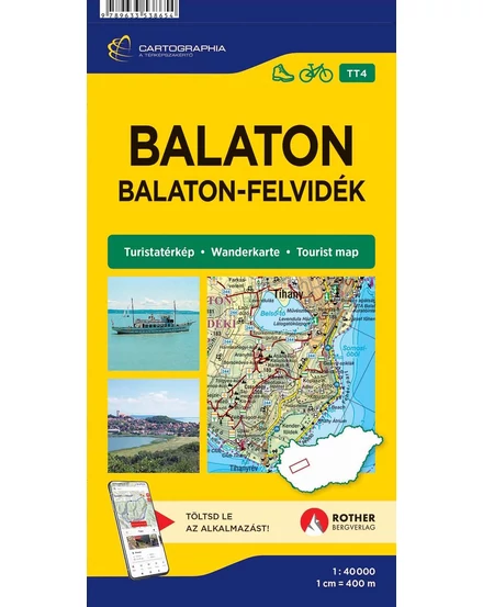 Cartographia Balaton turistatérkép 1:40 000 [TT4] 9789633538654