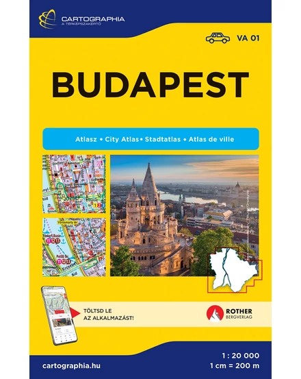 Cartographia Budapest atlasz 9789633539668
