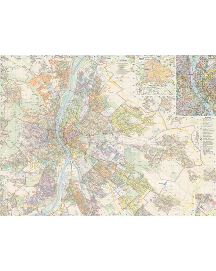 Budapest Extra (keményborítós) térkép 2026