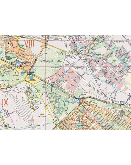 Budapest Extra (keményborítós) térkép 2026