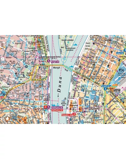 Budapest Extra (keményborítós) térkép 2026