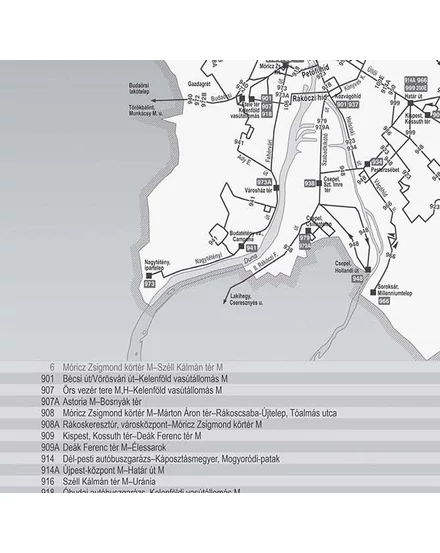 Budapest Extra (keményborítós) térkép 2026