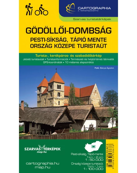 Cartographia Gödöllői-dombság turistatérkép 1:50 000 - Cartographia 9789633538678