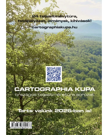 Cartographia Kupa 2026 igazolófüzet