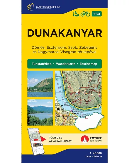 Cartographia Dunakanyar turistatérkép [TT31] 9789636800246