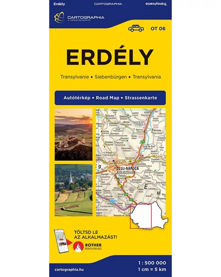 Cartographia Erdély autótérkép 9789633539934