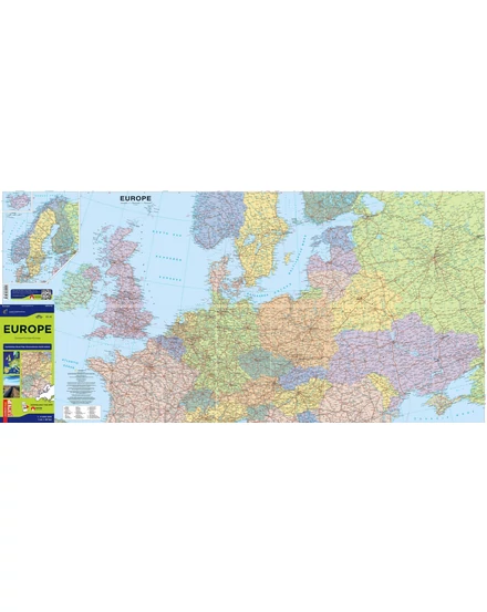Európa Comfort térkép (laminált)