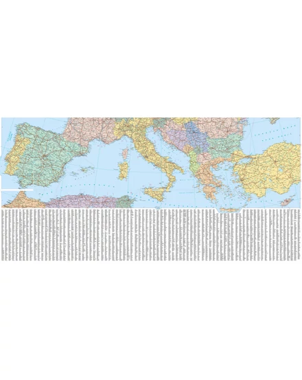 Európa Comfort térkép (laminált)