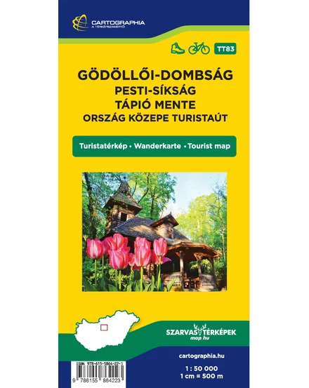 Cartographia Gödöllői-dombság turistatérkép 1:50 000 - Cartographia 9786155864223