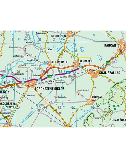 Magyarország Extra (keményborítós) autótérkép 1:450 000