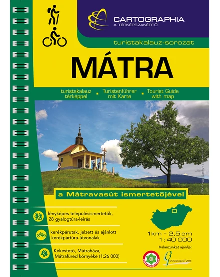 Cartographia Mátra turistakalauz 9789633531433
