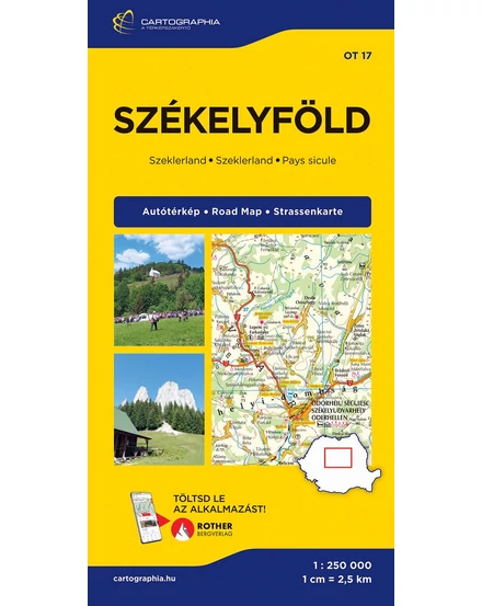 Cartographia Székelyföld autótérkép 9789636800338