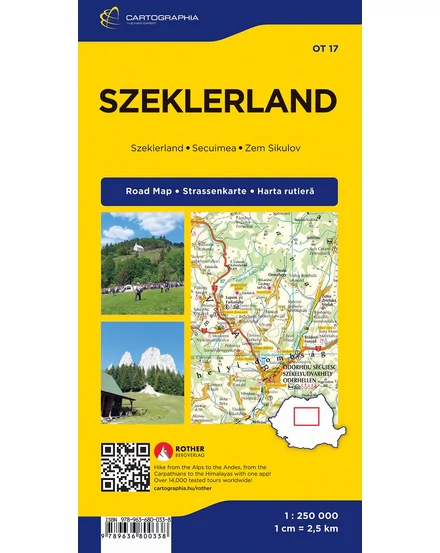 Székelyföld autótérkép