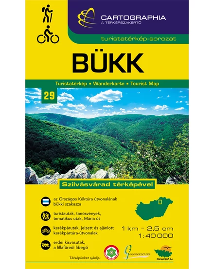 Cartographia Bükk turistatérkép [29] 9789633539255