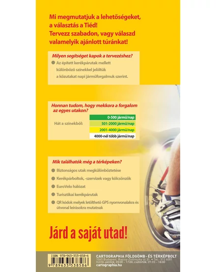 Kerékpáros túratervező Magyarország térképcsomag + ajándék Aktív térkép